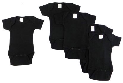 Black Onezie (Pack of 5) (Color: black, size: Newborn)