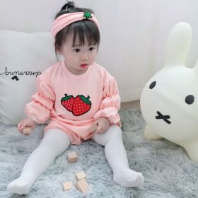 Baby jumpsuit (Option: Pink-66cm)