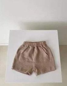 Children'S Clothing T-Shirt Summer Baby Clothes Solid Color Triangle Bag Fart Baby Romper-Loose Short-Sleeved Casual Children'S Pants (Option: Pink shorts-XL)