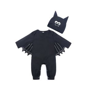 Batman Baby One Piece (Option: Black A-90cm)