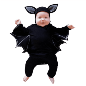 Batman Baby One Piece (Option: Black-100cm)