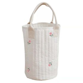 Baby Embroidered Pattern Baby Bottle Storage Mommy Handbag With Compartment (Size/Age: Average Size (0-12Y))